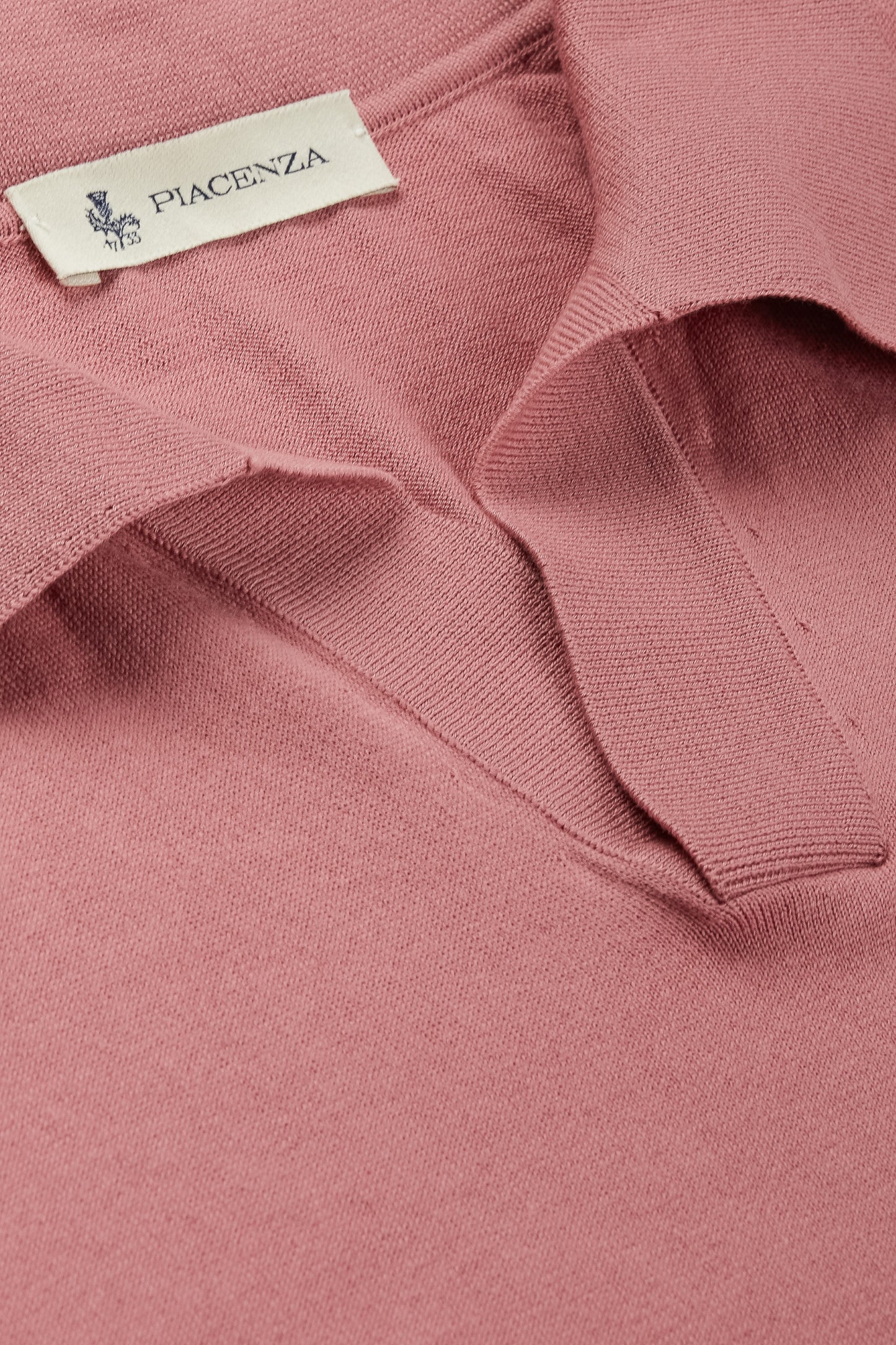 Pink short sleeve polo shirt