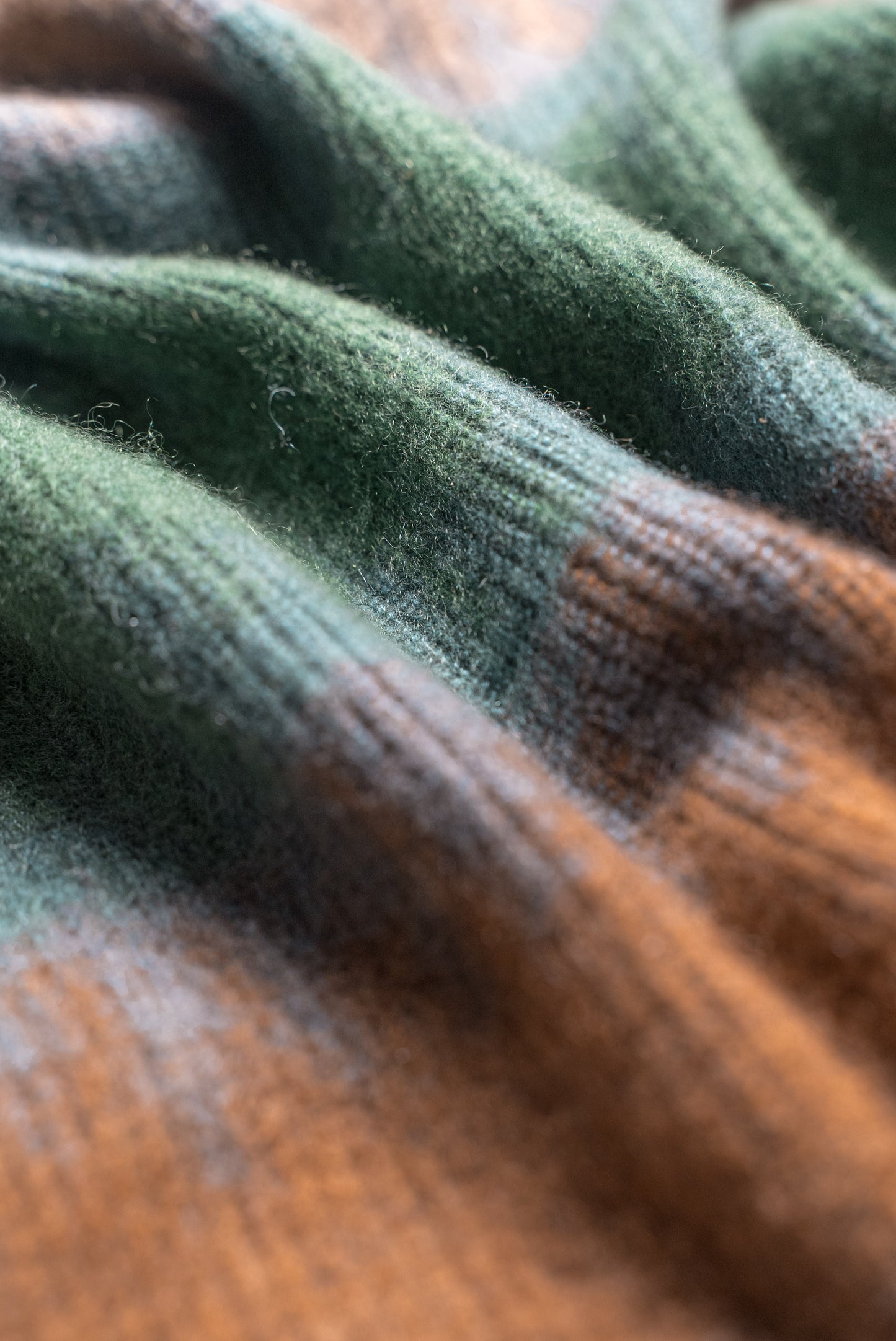 6-color color block cashmere turtleneck