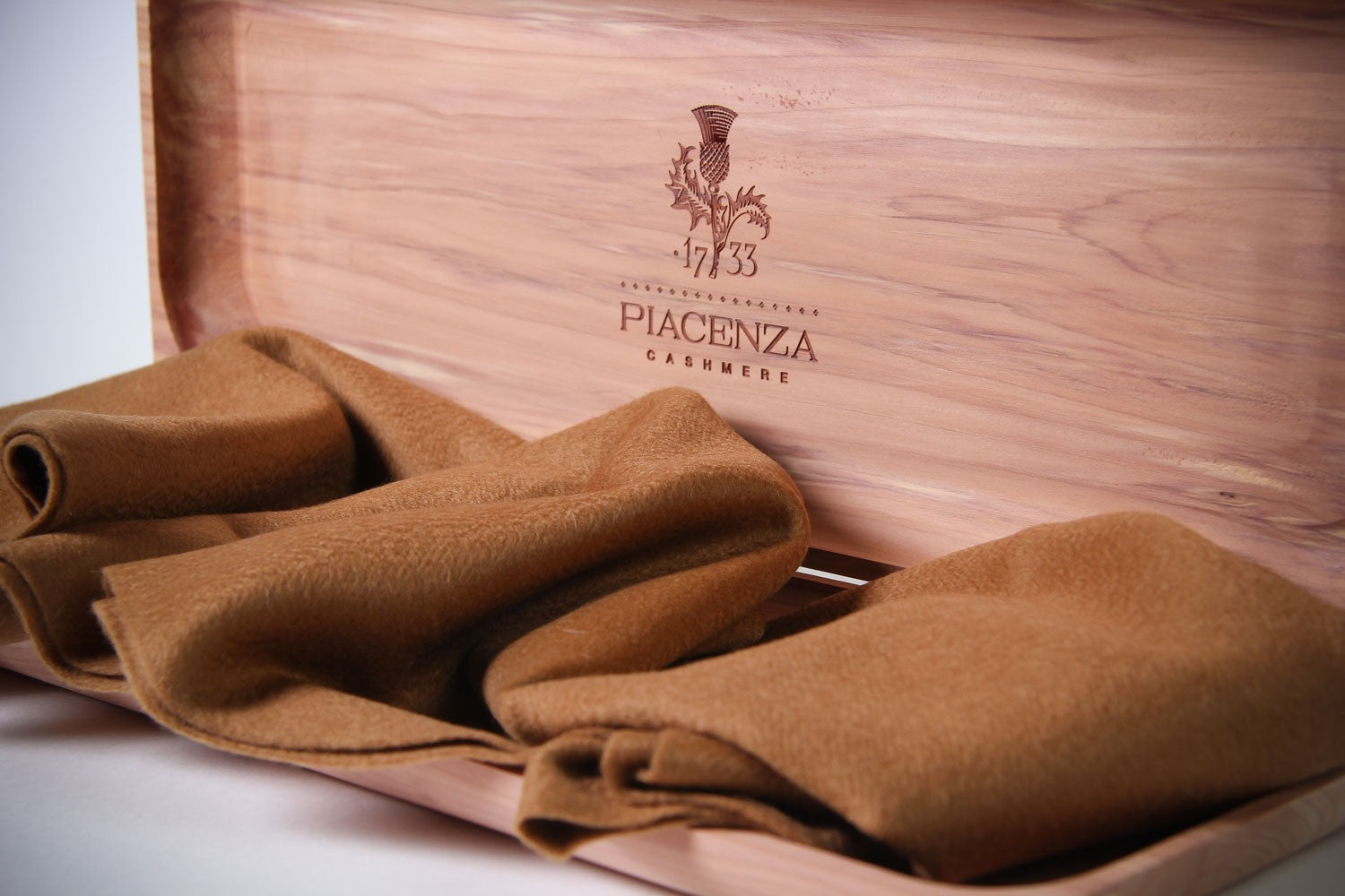 Sciarpa in Vicuña Colore Natural - Piacenza Cashmere