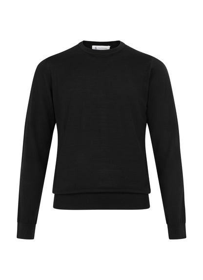 Lightweight 100% sustainable and traceable wool crewneck