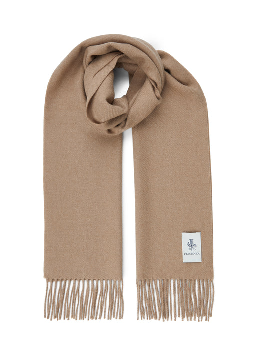 California fringed scarf in Baby Camel