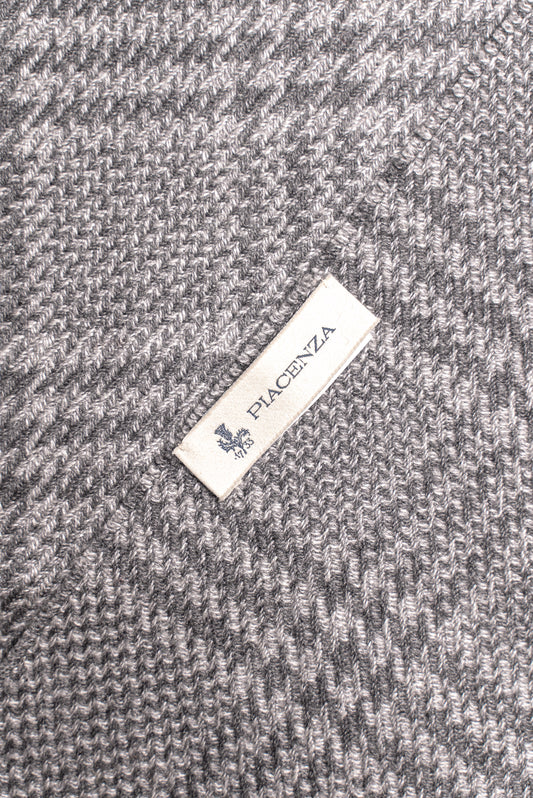 Uras scarf in gray tones in Cashmere Silk