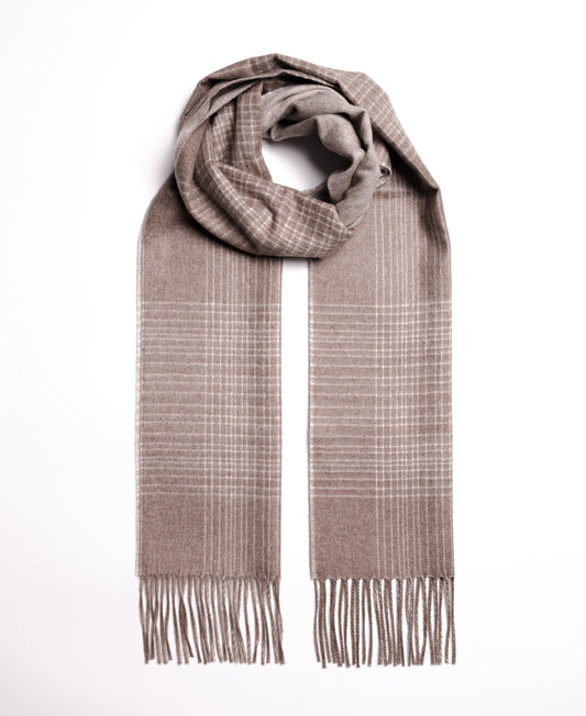Fellini beige cashmere silk scarf